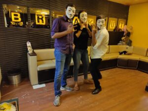 Movie styled escape room