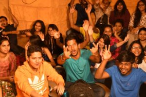 people enjoying